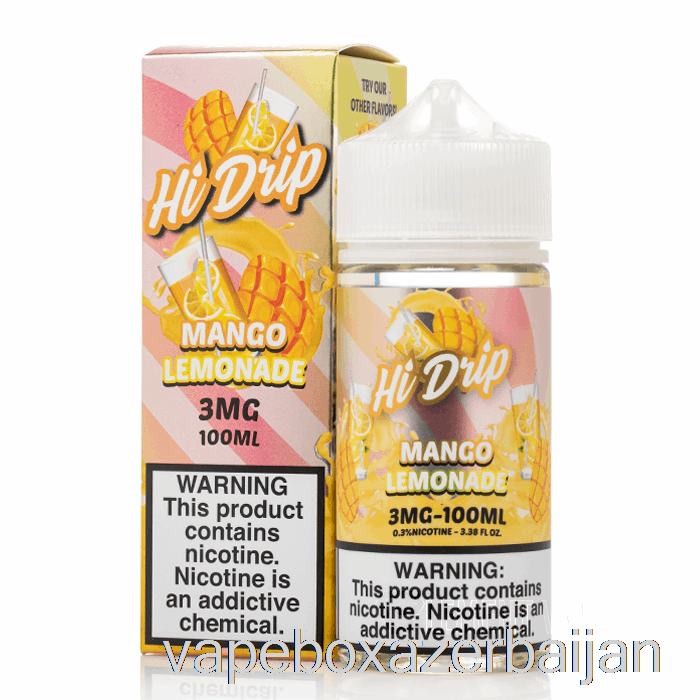 E-Juice Vape Mango Lemonade - Hi-Drip E-Liquids - 100mL 0mg